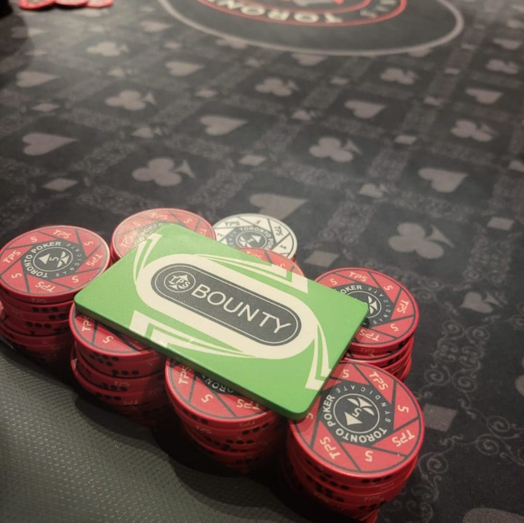 Cash table in progress